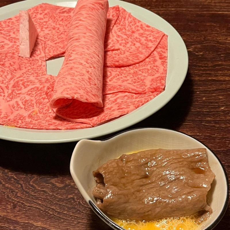 すき焼き　霜降りコース(いし橋)