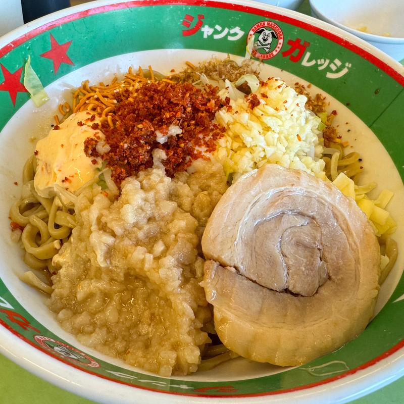 まぜそば＋温玉(ジャンクガレッジ カインズ羽生店)