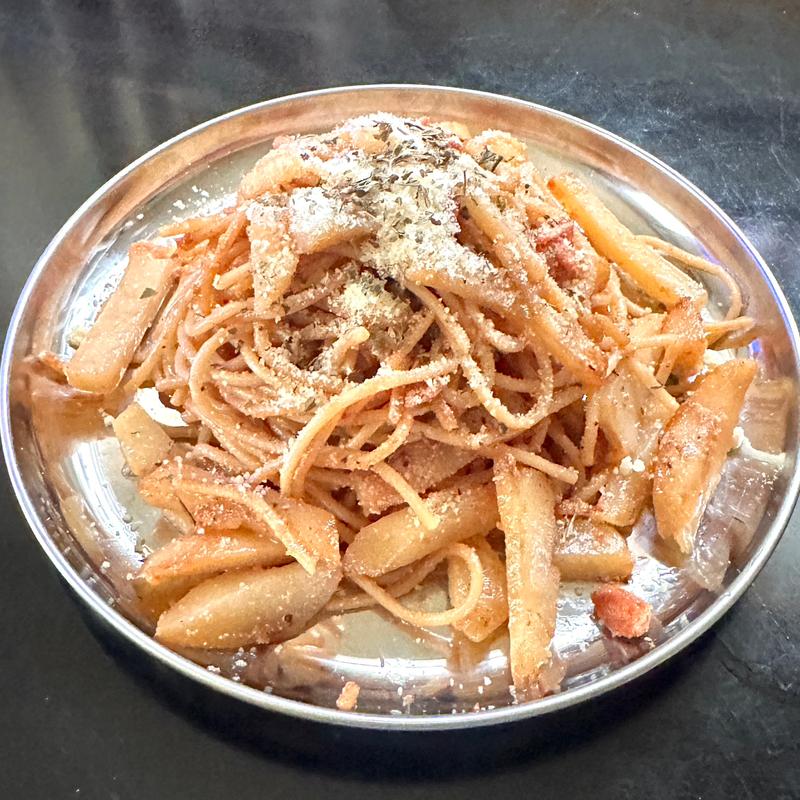 ポテト明太パスタ バター醤油(ベルクス 東墨田店)