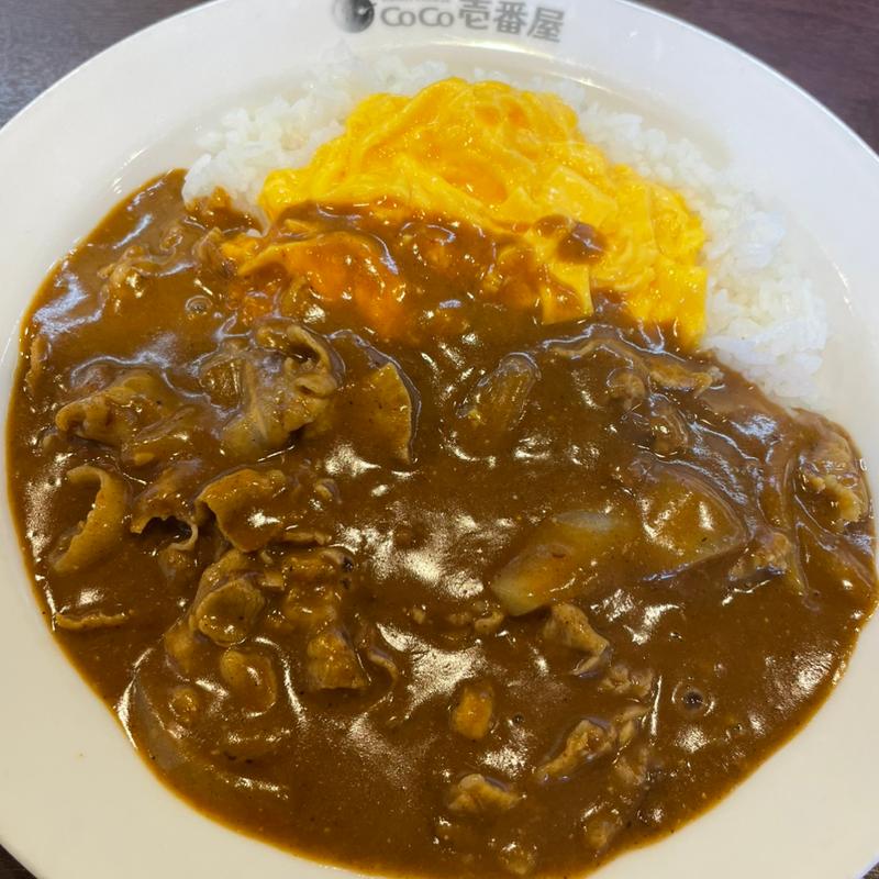 豚しゃぶカレー　スクランブルエッグトッピング6辛(CoCo壱番屋 奈良藤ノ木台店 （ココイチバンヤ）)