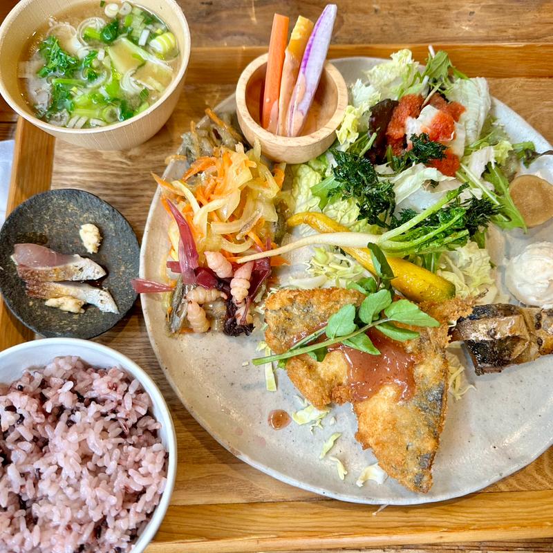 Raku定食B(農家Cafe Raku)