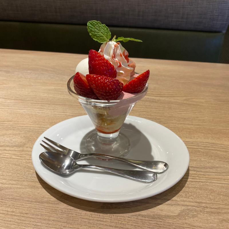 あまおうのミニパルフェ(デニーズ 市原辰巳台店 )