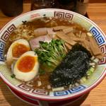 煮玉子そば醤油(大盛り)