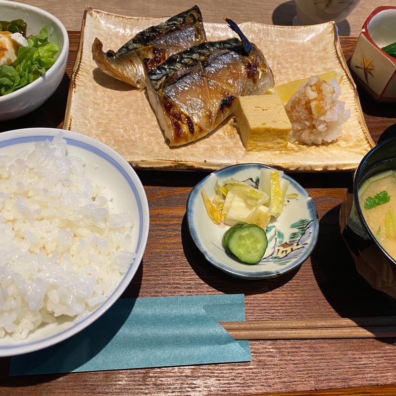 鯖塩焼き定食(となりのトトや)
