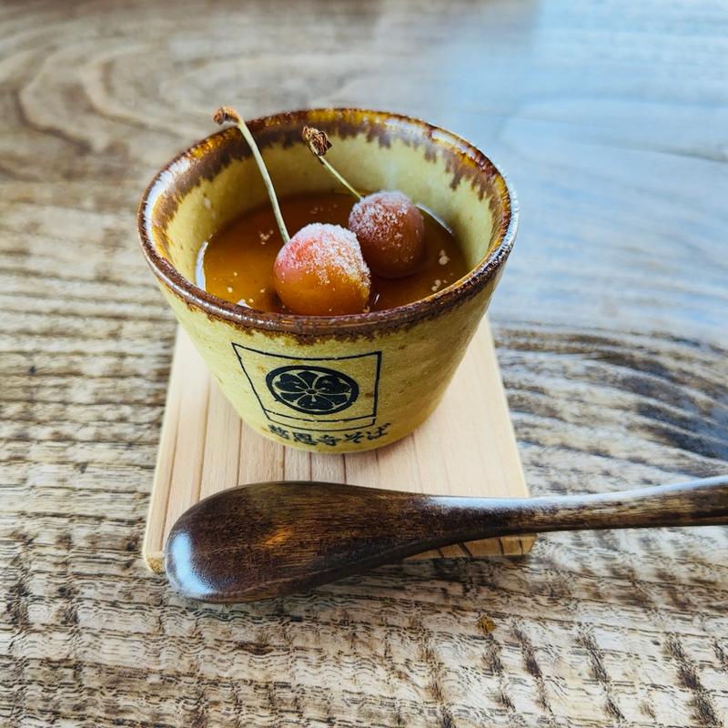 そばそばプリン(慈恩寺そば （じおんじそば）)