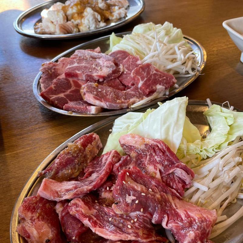 ハラミ ジンギスカン ホルモン(東山食堂 )