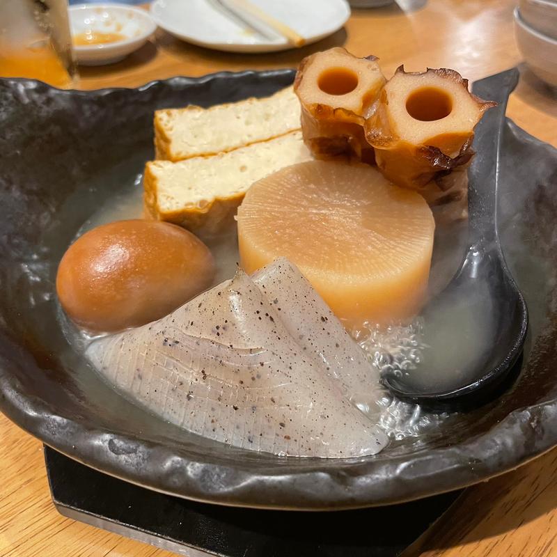 おでん5種盛り(あて寿司×天ぷら酒場 すしぱ 池下店)