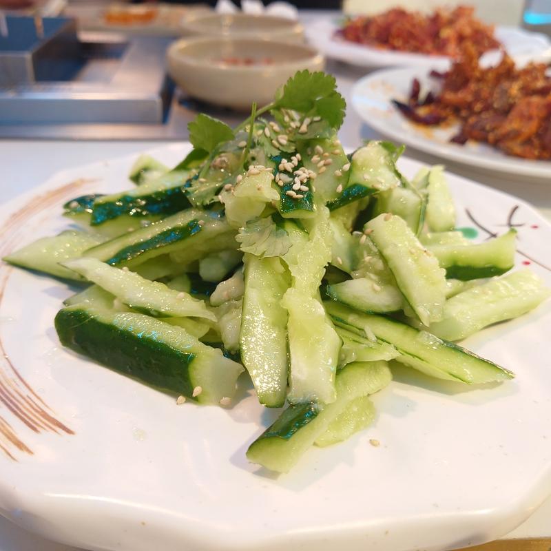 ガーリックキュウリ(羊不同 上野店)