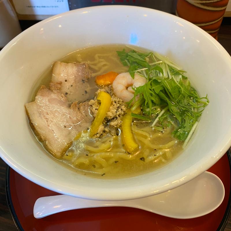 青唐塩ラーメン(風間 とんとんラーメン)