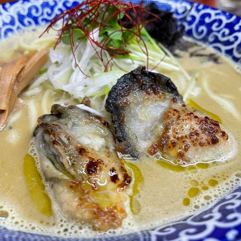 牡蠣そば(鈴木ラーメン店)