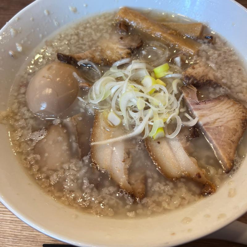 特製喜多方式　背脂中華そば(中華蕎麦 晴天 (あおぞら）)