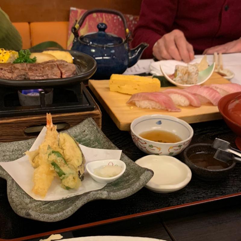 大とろステーキ寿司御膳(せんざん 相模原店)