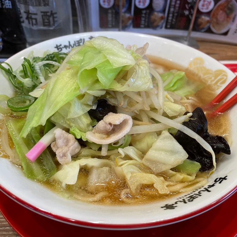 近江ちゃんぽん　大盛(ちゃんぽん亭 新松原店)