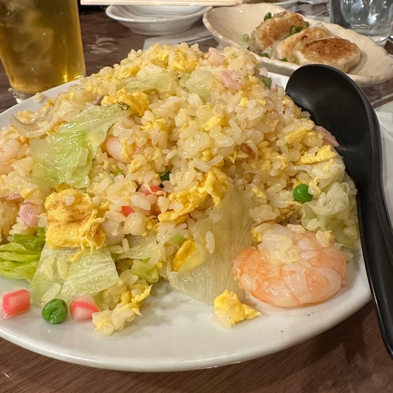 海老レタス炒飯(青葉餃子)