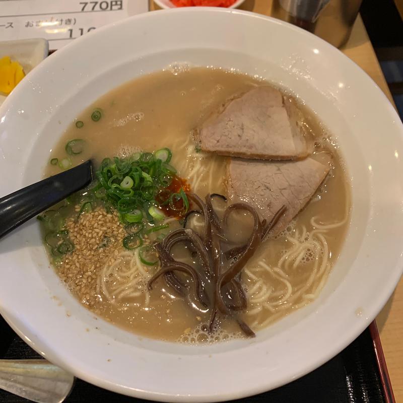 豚骨ラーメン(二代目十五万石 戸次店 )