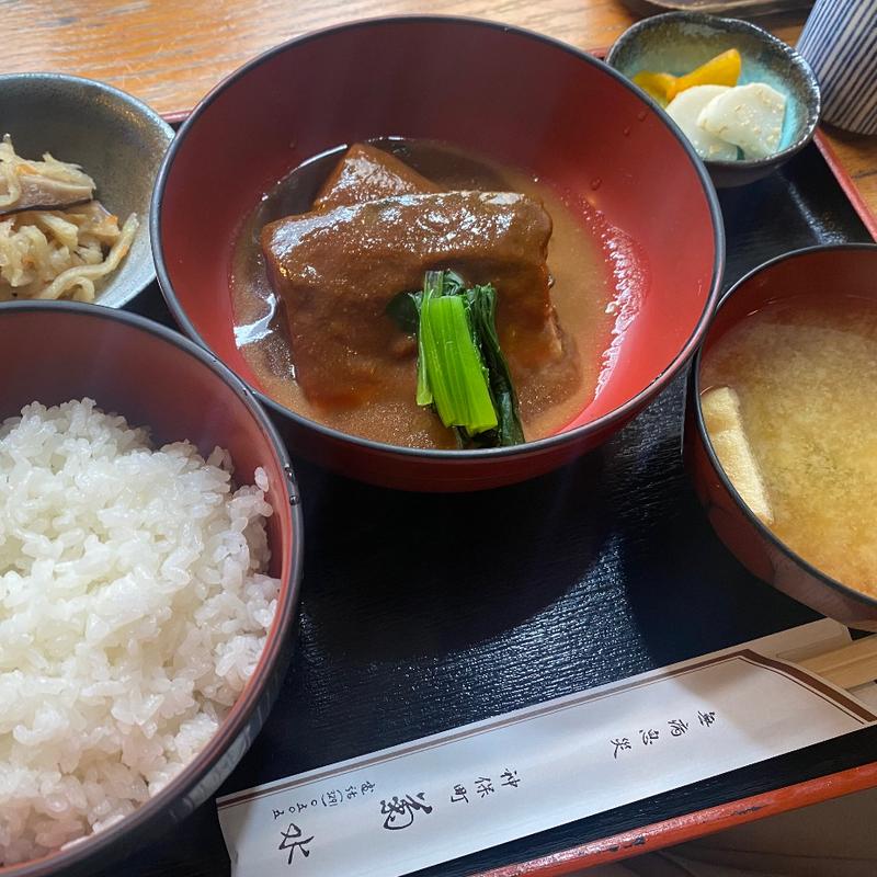 さばの味噌煮(小料理 菊水)