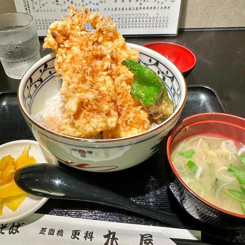 イカ天丼(更科丸屋)