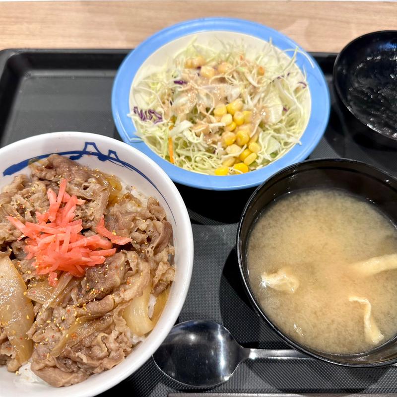 牛めしランチセット(松屋 船橋北口店 )