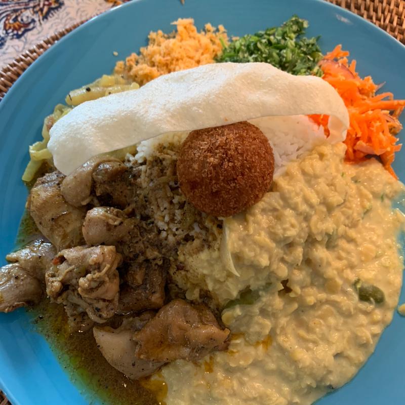 スリランカカレープレート　Chicken(LIGHT HOUSE)