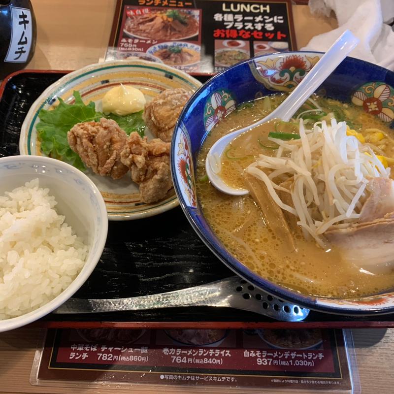 壱力ラーメン（ミニから揚げセット(麺屋壱力本舗 春日井店)