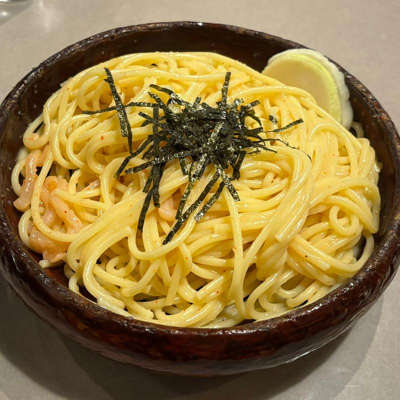 明太子イカ（大盛り）(スパゲティダン)