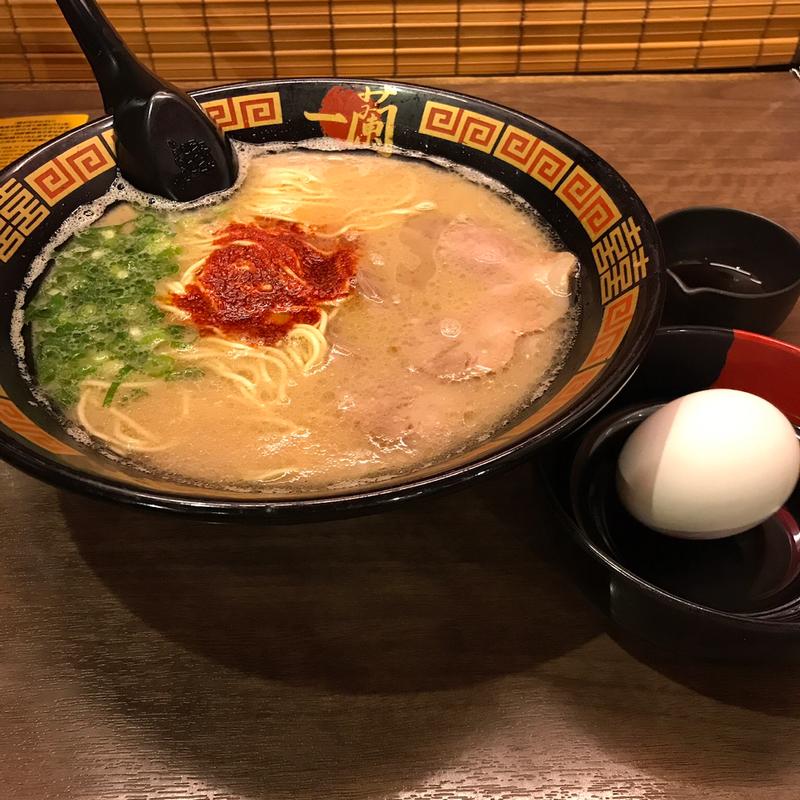 ラーメン(一蘭 渋谷店)