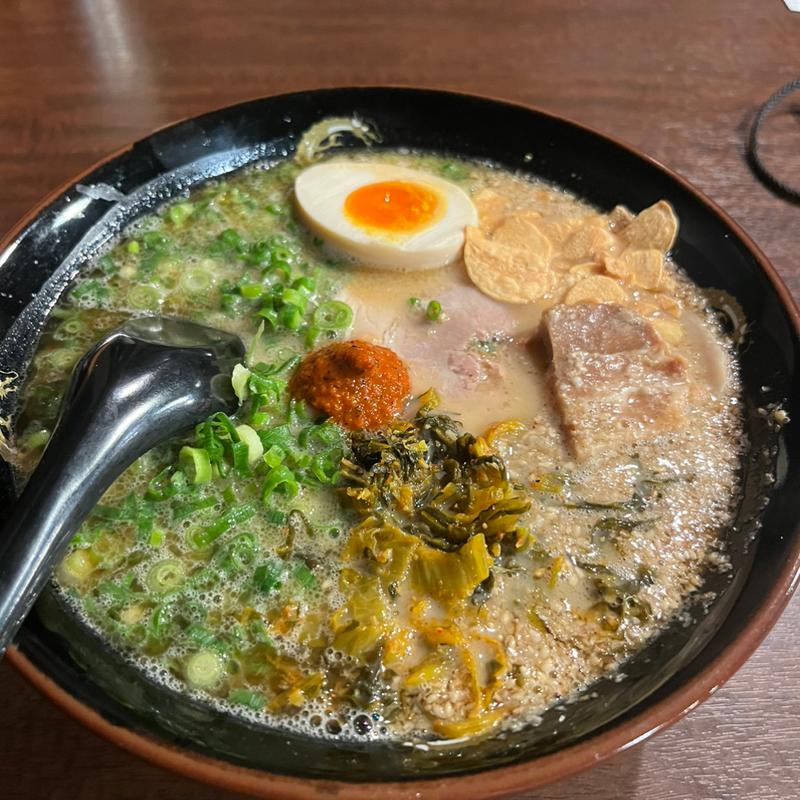 自分仕立てねぎごまラーメン(ラーメン康竜 那覇松山店 （コウリュウ）)
