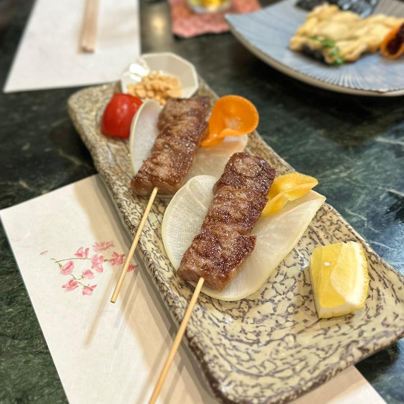 黒毛和牛串焼き(高瀬 )