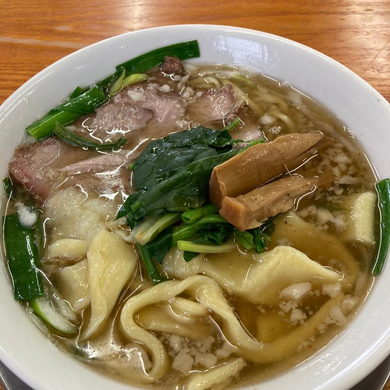 香ばし熱々ニラ中華そば塩(栃木中華そば 神志)