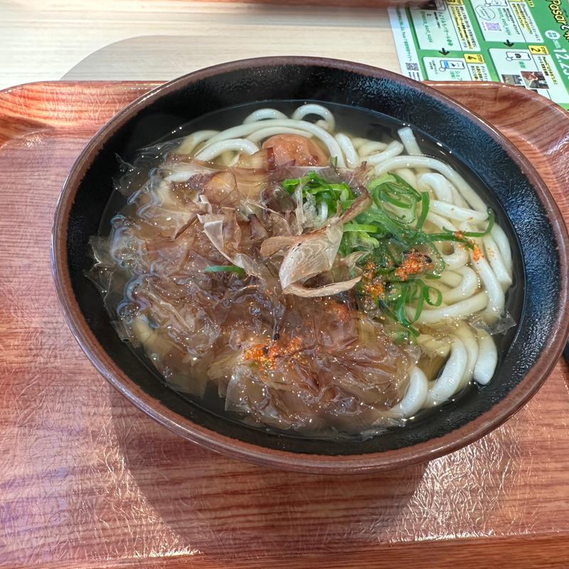 梅かつおうどん(天つるり （pasar幕張（下り線））)