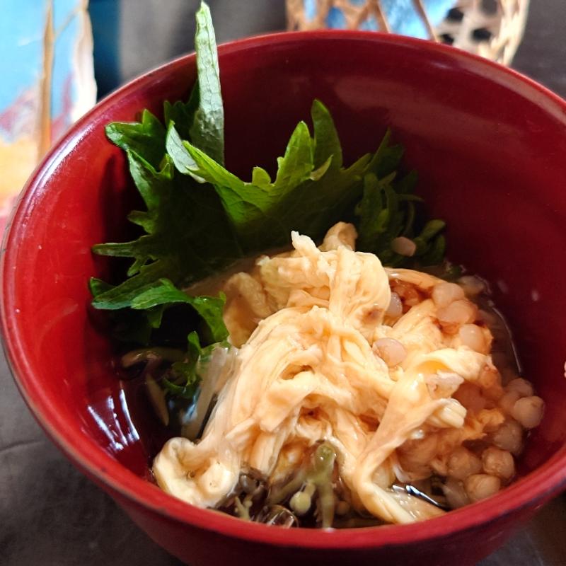 生湯葉 蓴菜(蕎麦彩膳 隆仙坊 （りゅうせんぼう）)