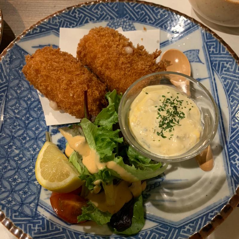 カニクリームコロッケ(肴鶏魚 Miiima)