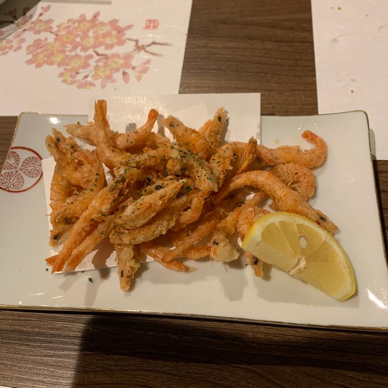 芝エビの唐揚げ(肴鶏魚 Miiima)