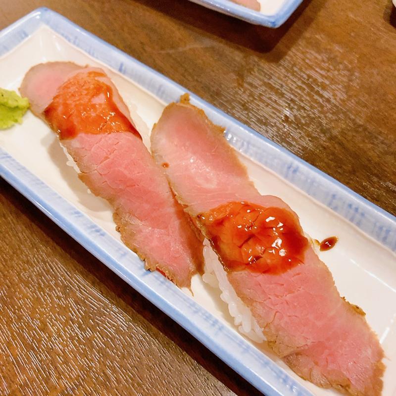 和牛肉寿司(酒場 ナガレボシ)