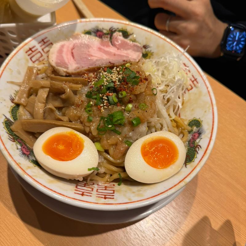 まぜそば(背脂ラーメンチャッチャ亭)