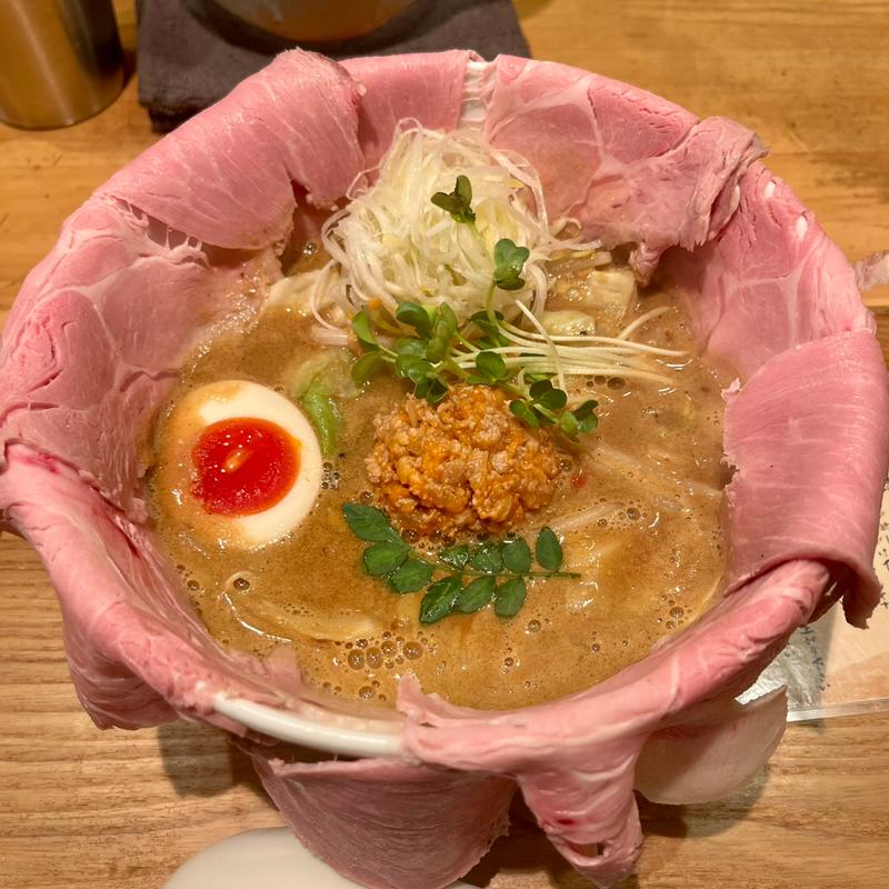 肉まみれスタイル味噌(麺スタイル林)