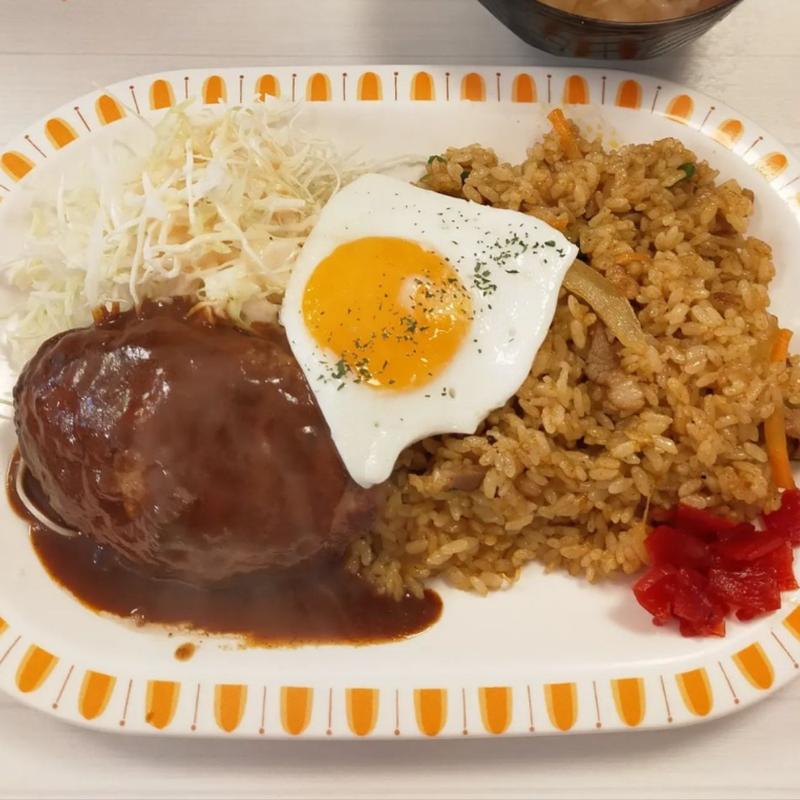 ハンバーグドライカレー(キッチンニュー早苗)