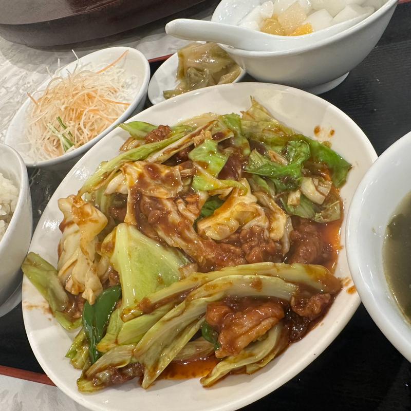 定食C.回鍋肉(味王 中野本店)