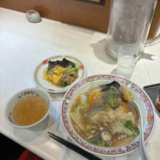 中華飯+卵の炒りつけ(ジャスト)(餃子の王将 花見川店)