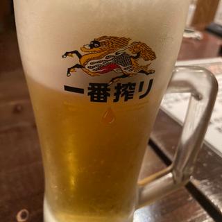 一番搾り生ビール(志楽亭)