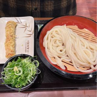 ざるうどん　大　ちくわ天ぷら(丸亀製麺 新潟新津店 )