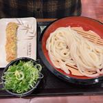 ざるうどん　大　ちくわ天ぷら(丸亀製麺 新潟新津店 )