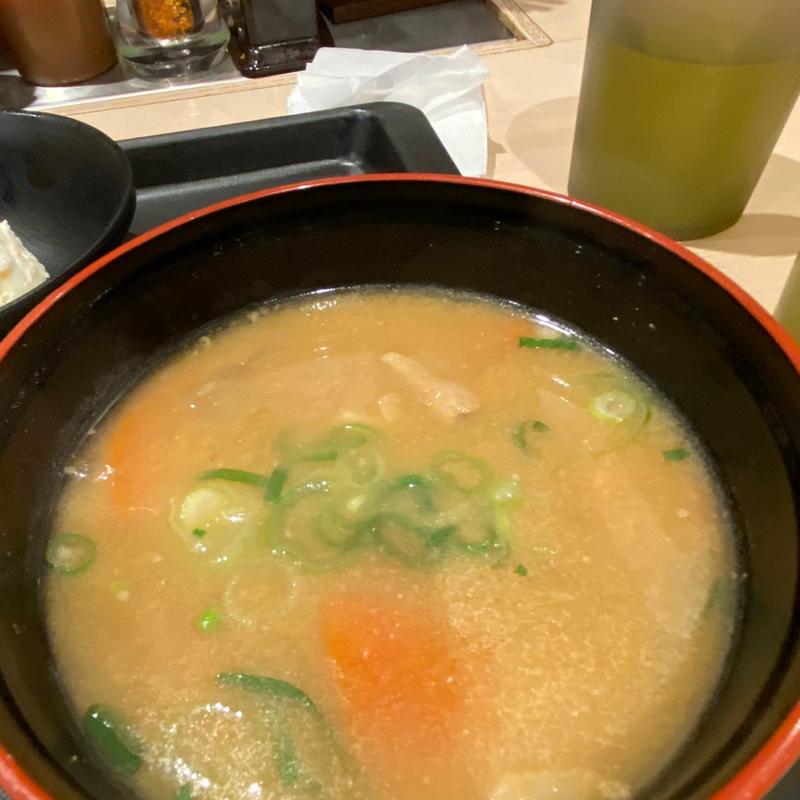 豚汁(松のや 熊本新市街店)