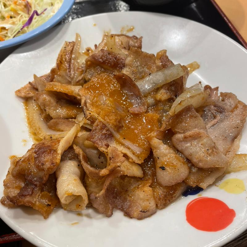 豚カルビ生姜焼きW(松屋 飯田橋駅前店 )