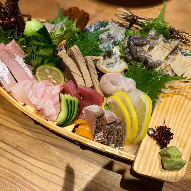 お造り極み盛り(船元直送店 居酒屋 満船屋 別邸 HANARE)