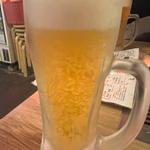 生ビール(まさかつ食堂 白子駅前店)