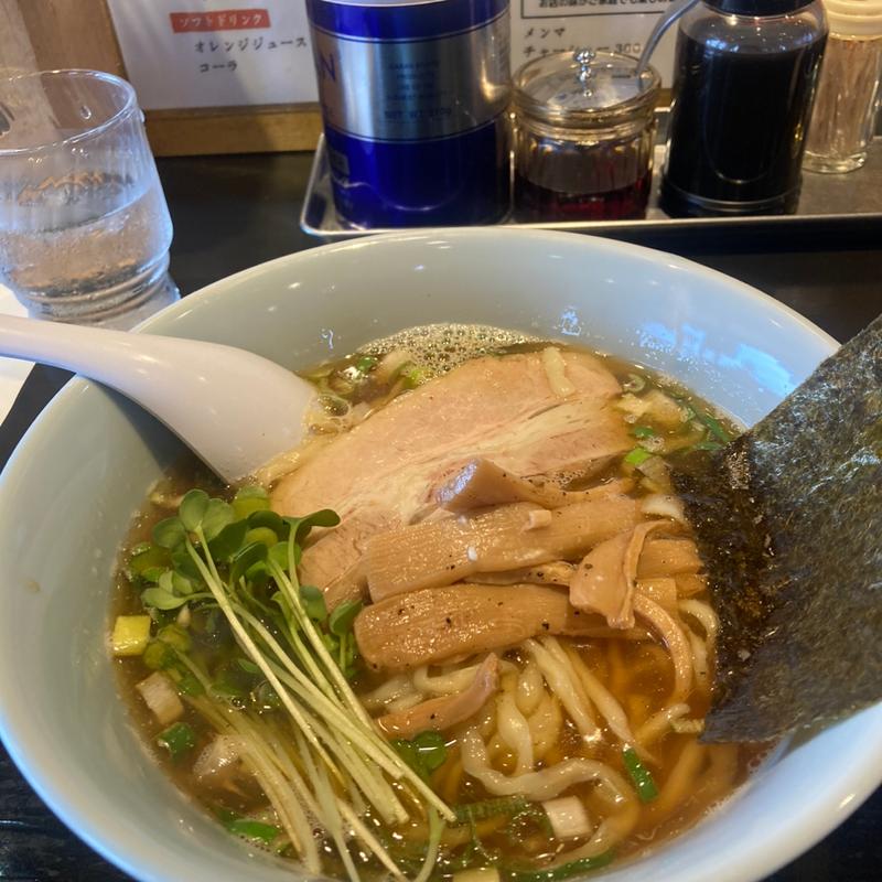 秋刀魚節中華そば(柳麺まる重)