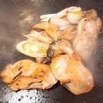 牡蠣焼き(月島もんじゃ もへじ 本店)