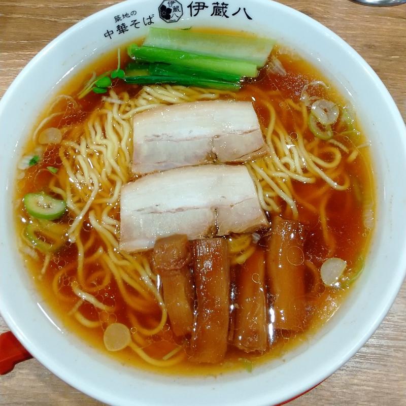 醤油ラーメン(築地の中華そば 伊蔵八 エトモあざみ野店)
