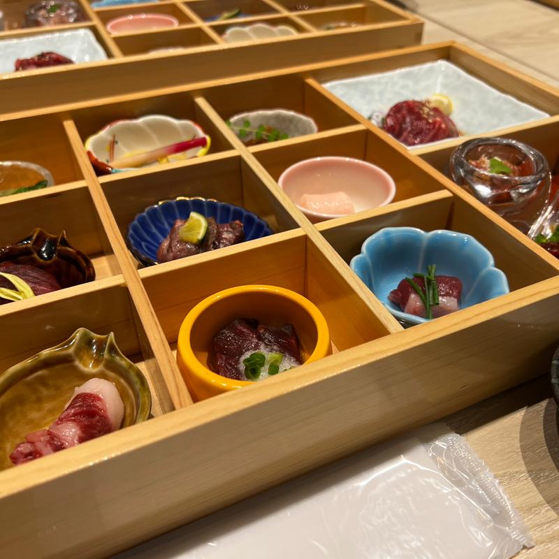 馬刺しランチ(菅乃屋 銀座通り店)